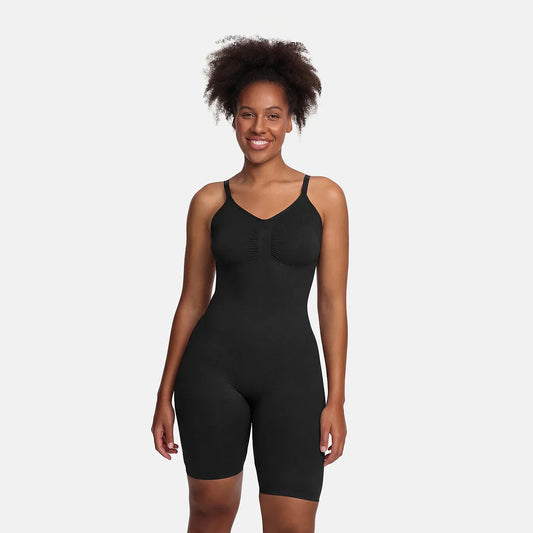 Sculpting Mid-Thigh Shapewear Bodysuit