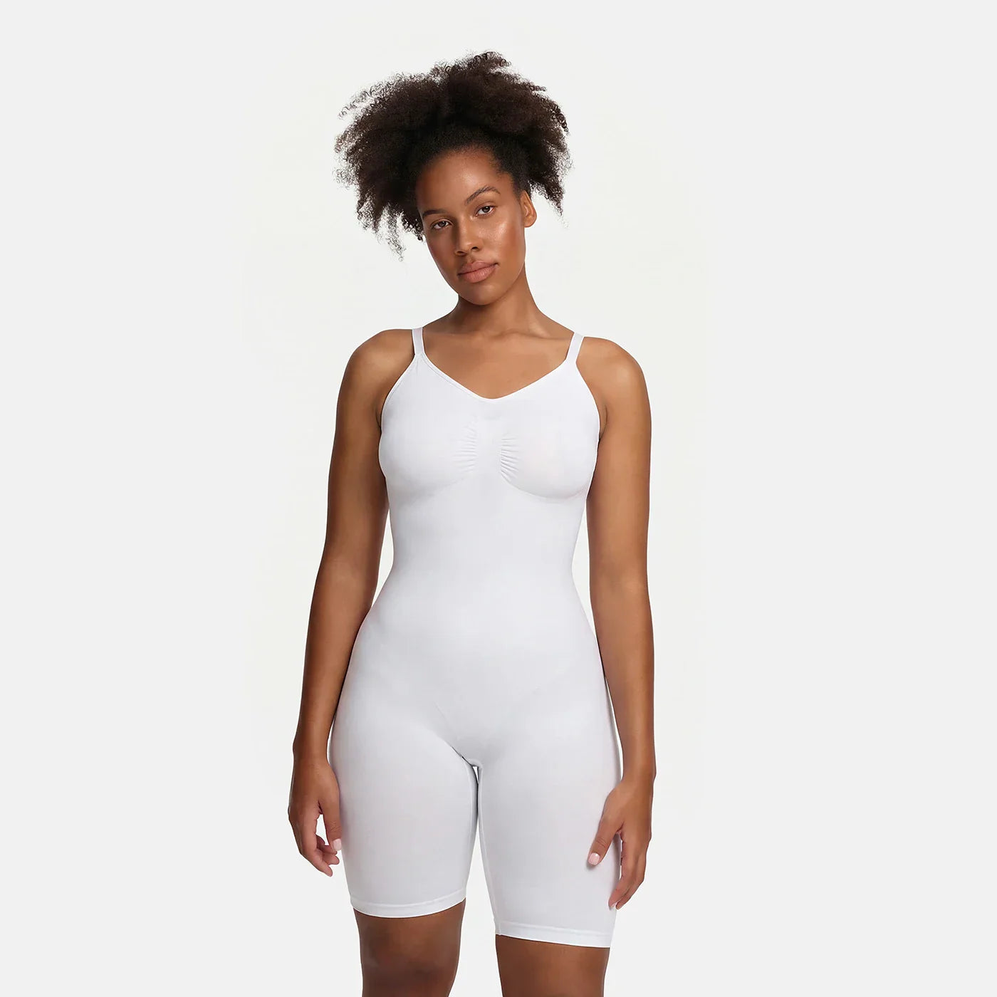 Sculpting Mid-Thigh Shapewear Bodysuit