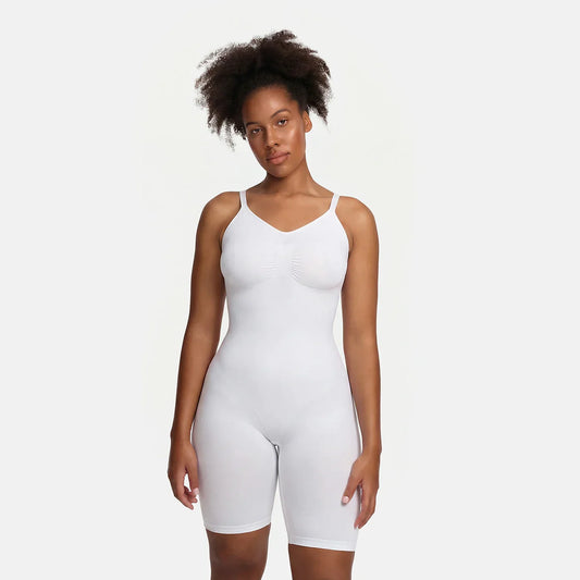 Sculpting Mid-Thigh Shapewear Bodysuit