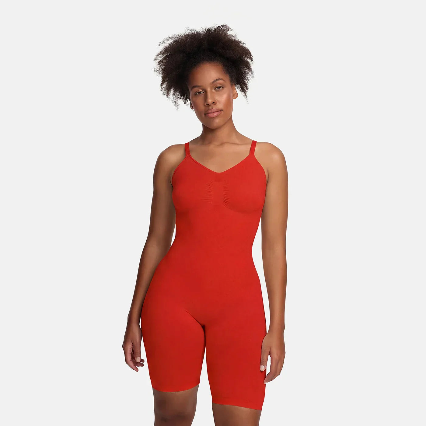 Sculpting Mid-Thigh Shapewear Bodysuit