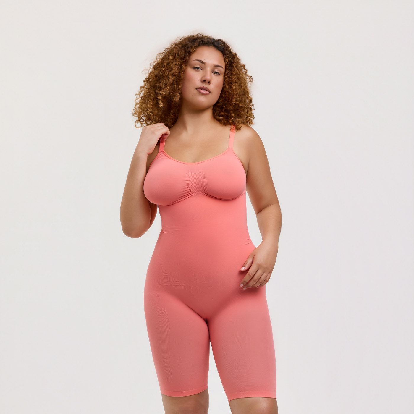 Sculpting Mid-Thigh Shapewear Bodysuit