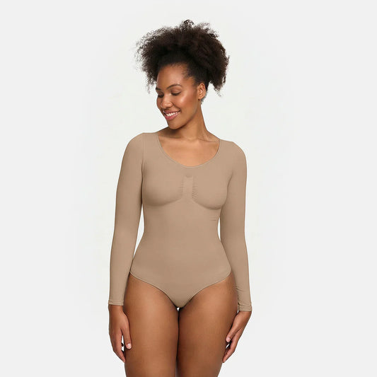 Longsleeve Brief Sculpting Bodysuit