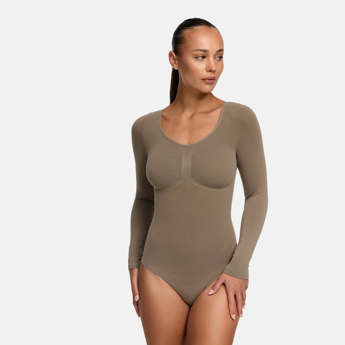 Longsleeve Brief Sculpting Bodysuit