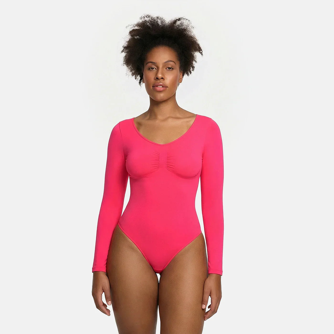 Longsleeve Thong Sculpting Bodysuit