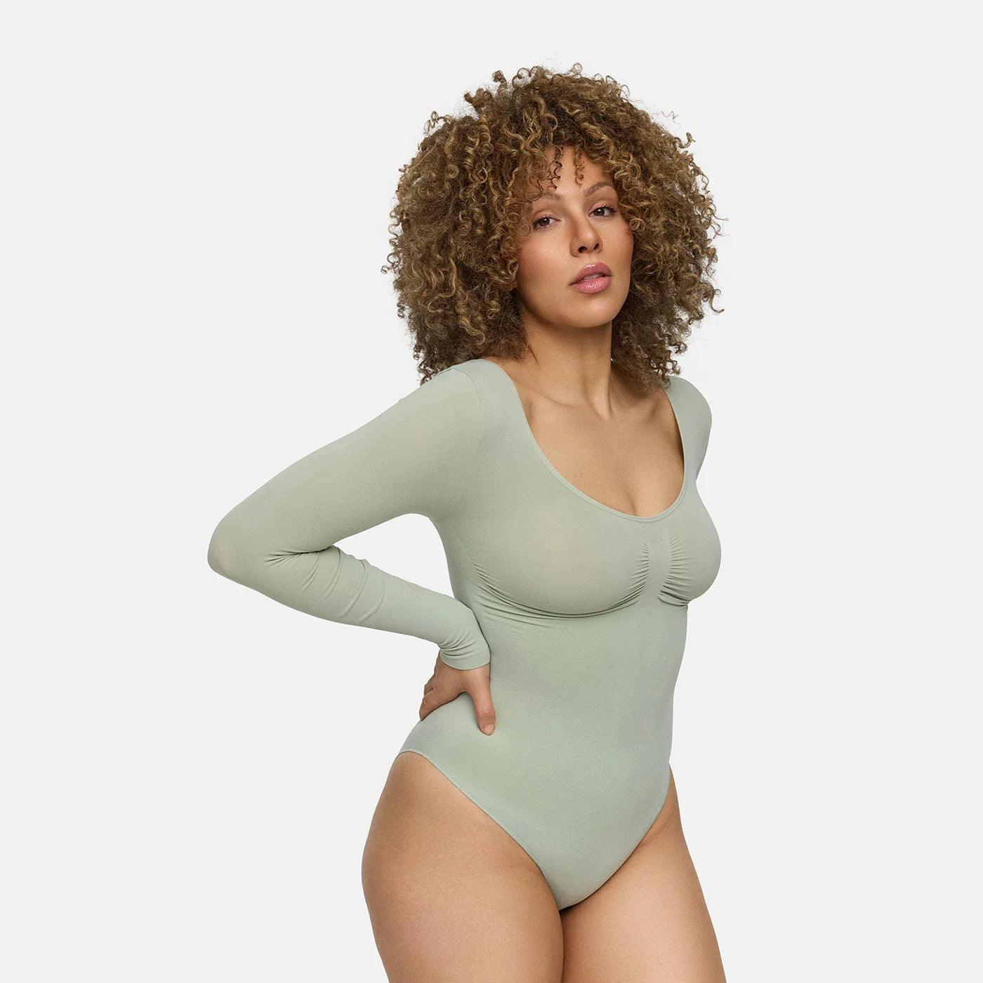 Longsleeve Brief Sculpting Bodysuit