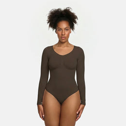 Longsleeve Thong Sculpting Bodysuit