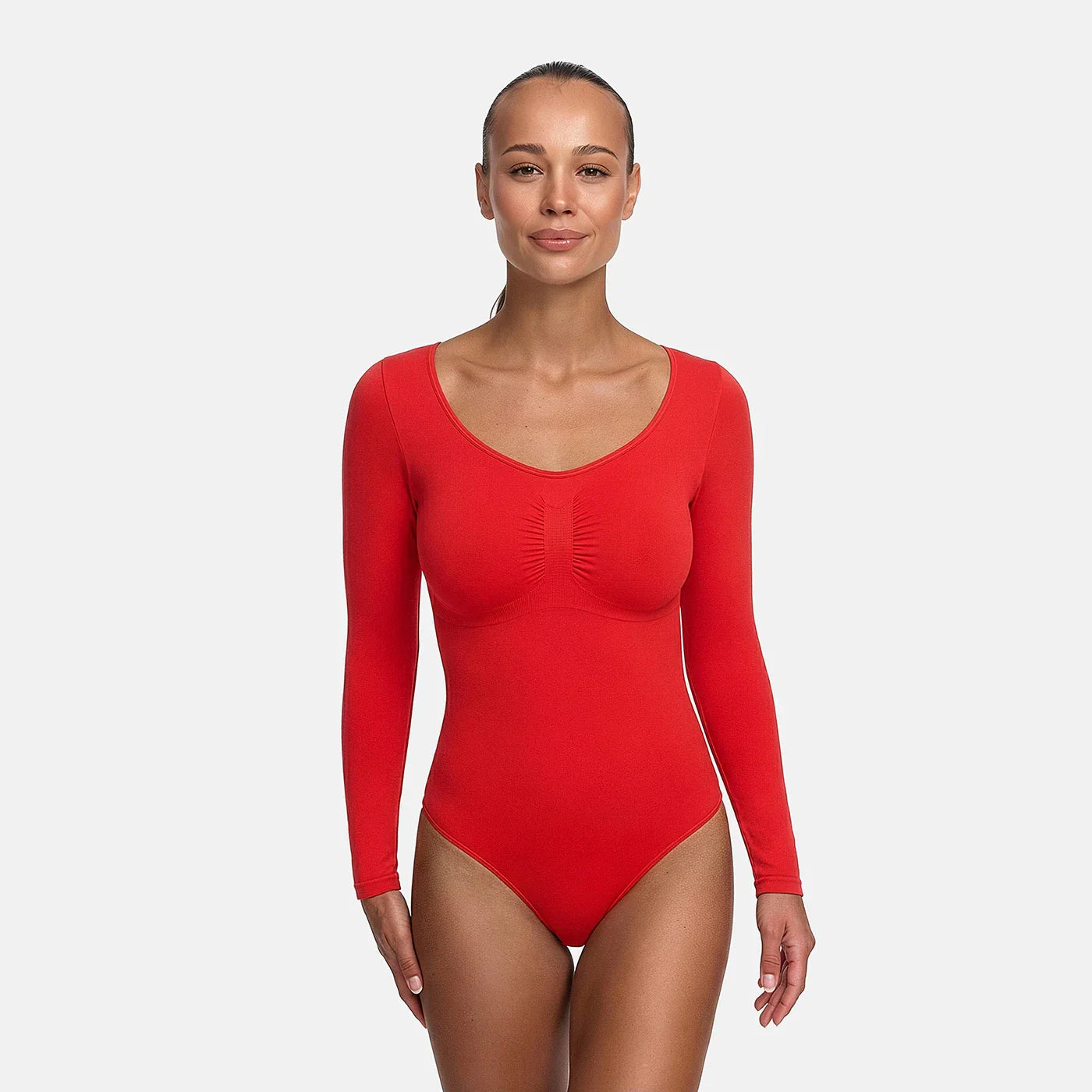 Longsleeve Thong Sculpting Bodysuit