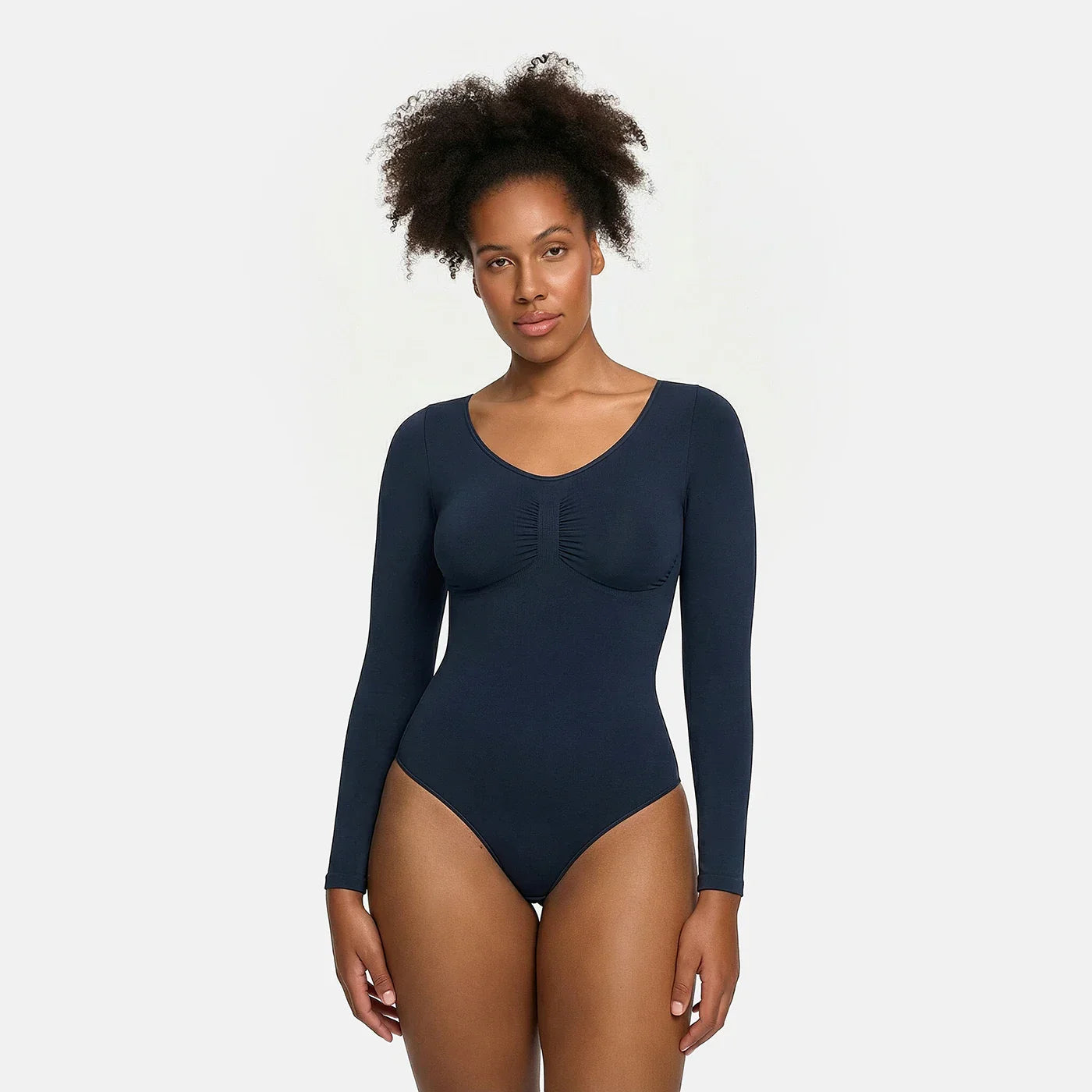 Longsleeve Thong Sculpting Bodysuit