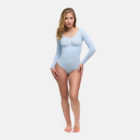 Longsleeve Thong Sculpting Bodysuit