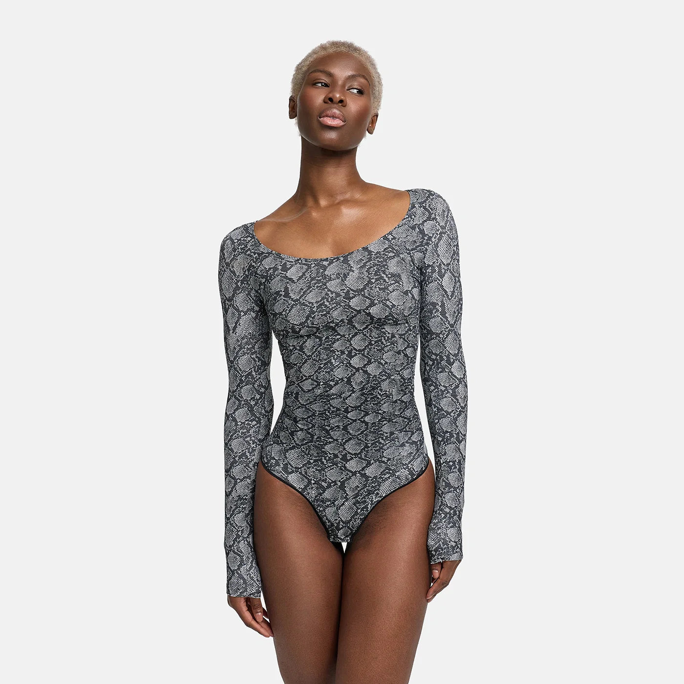 Longsleeve Thong Sculpting Bodysuit