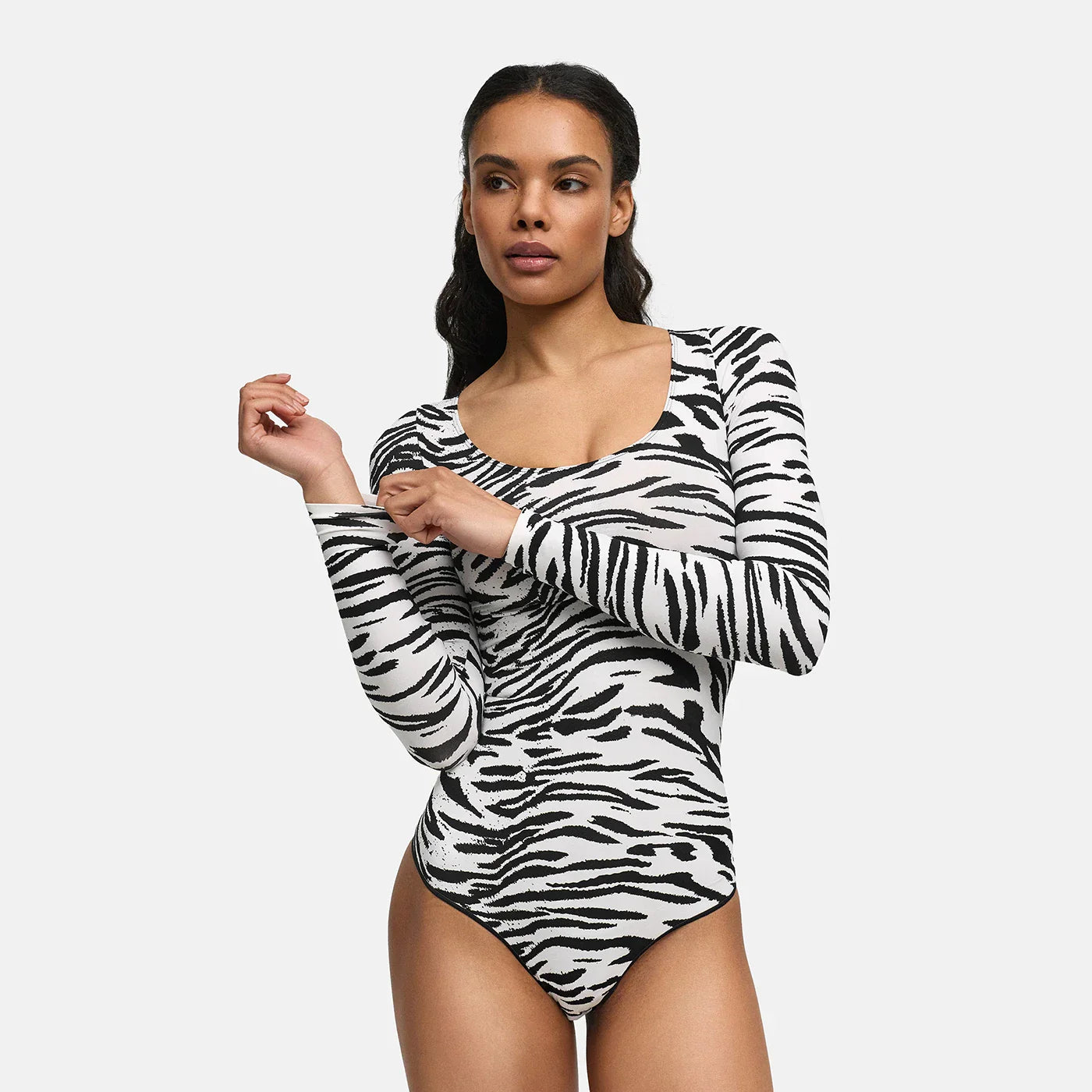 Longsleeve Thong Sculpting Bodysuit