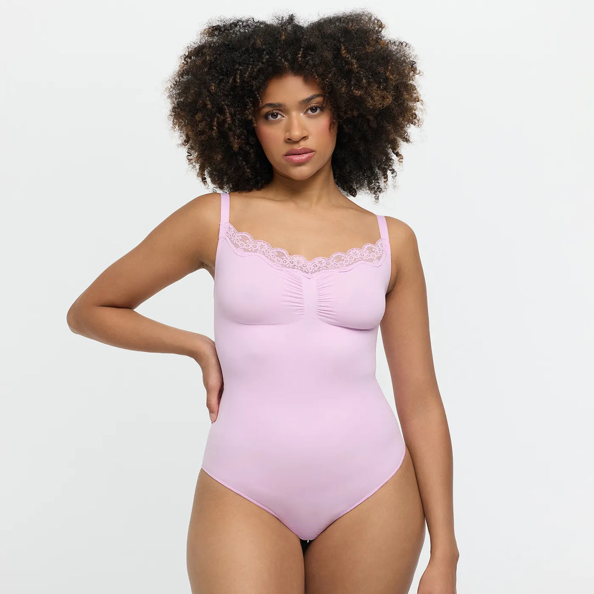Lace Bodysuit Sculpting Shapewear with Brief