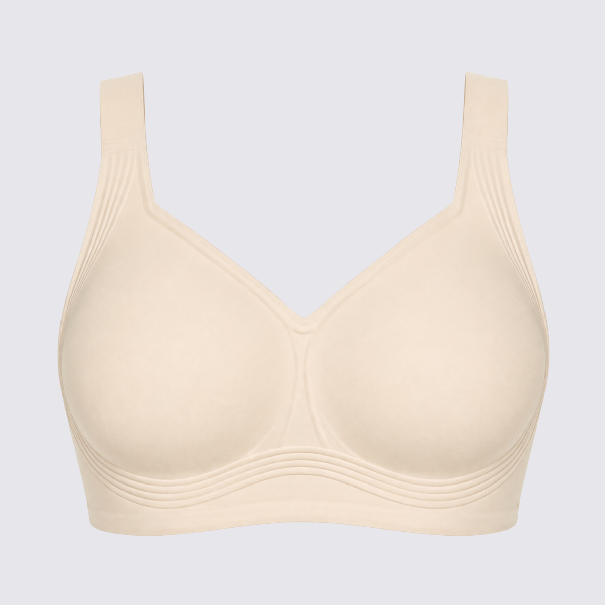 Seamless Support Bra with Adjustable Straps