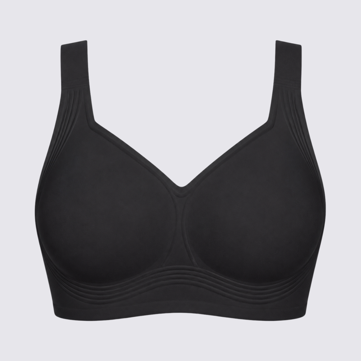 Seamless Support Bra with Adjustable Straps