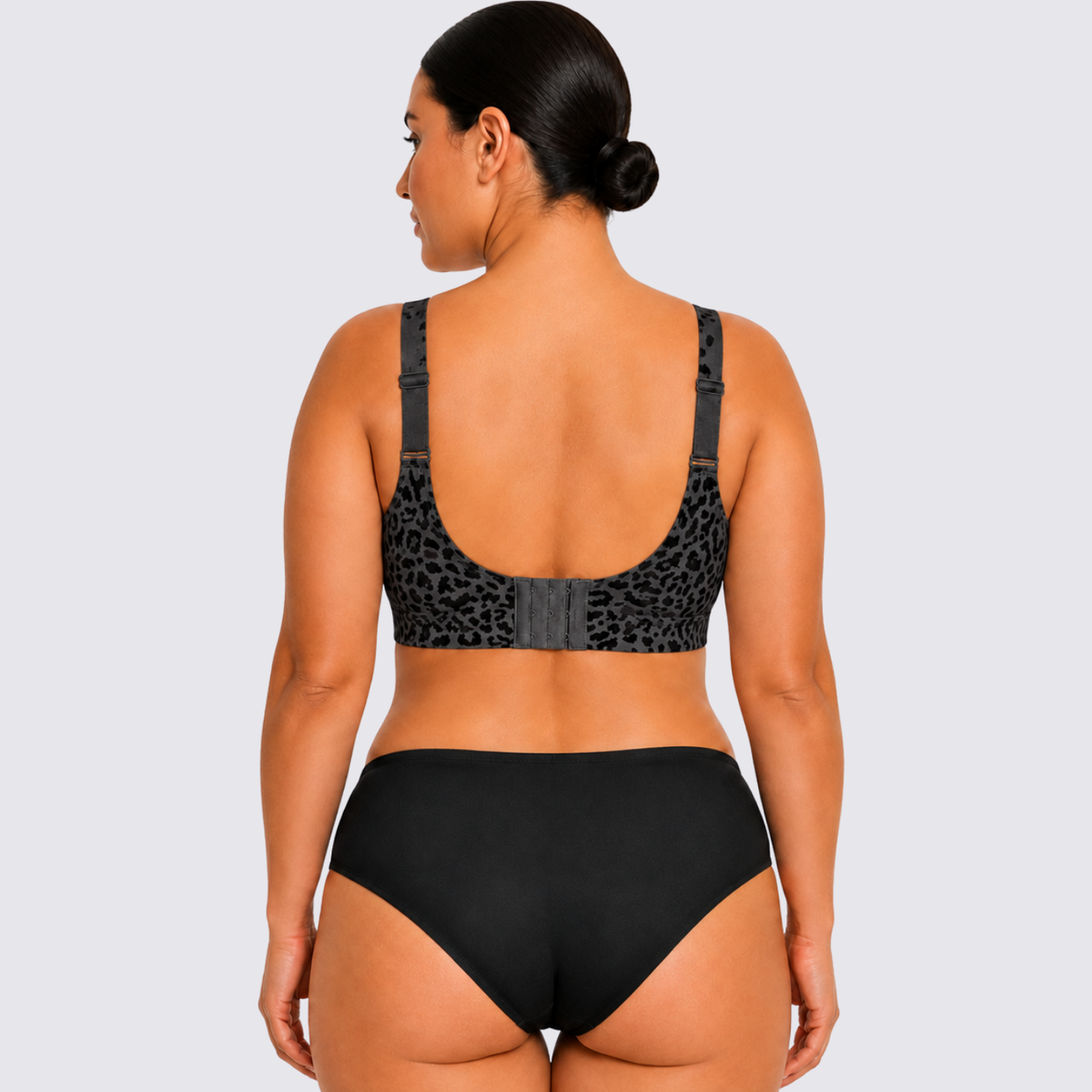 Seamless Support Bra with Adjustable Straps