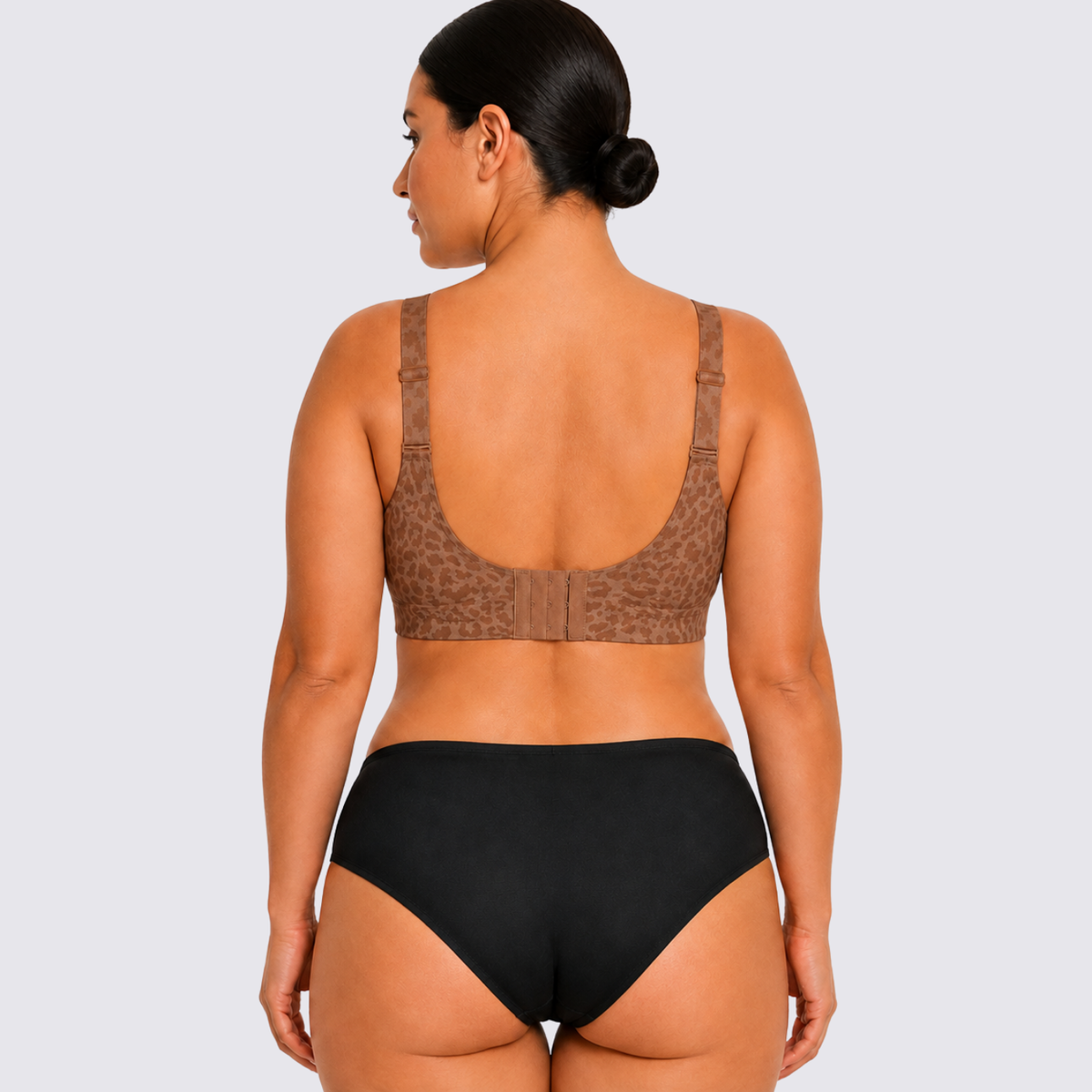 Seamless Support Bra with Adjustable Straps