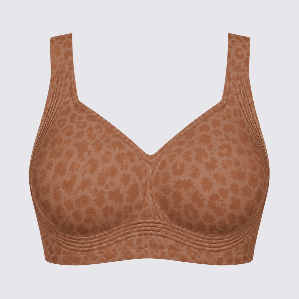 Seamless Support Bra with Adjustable Straps