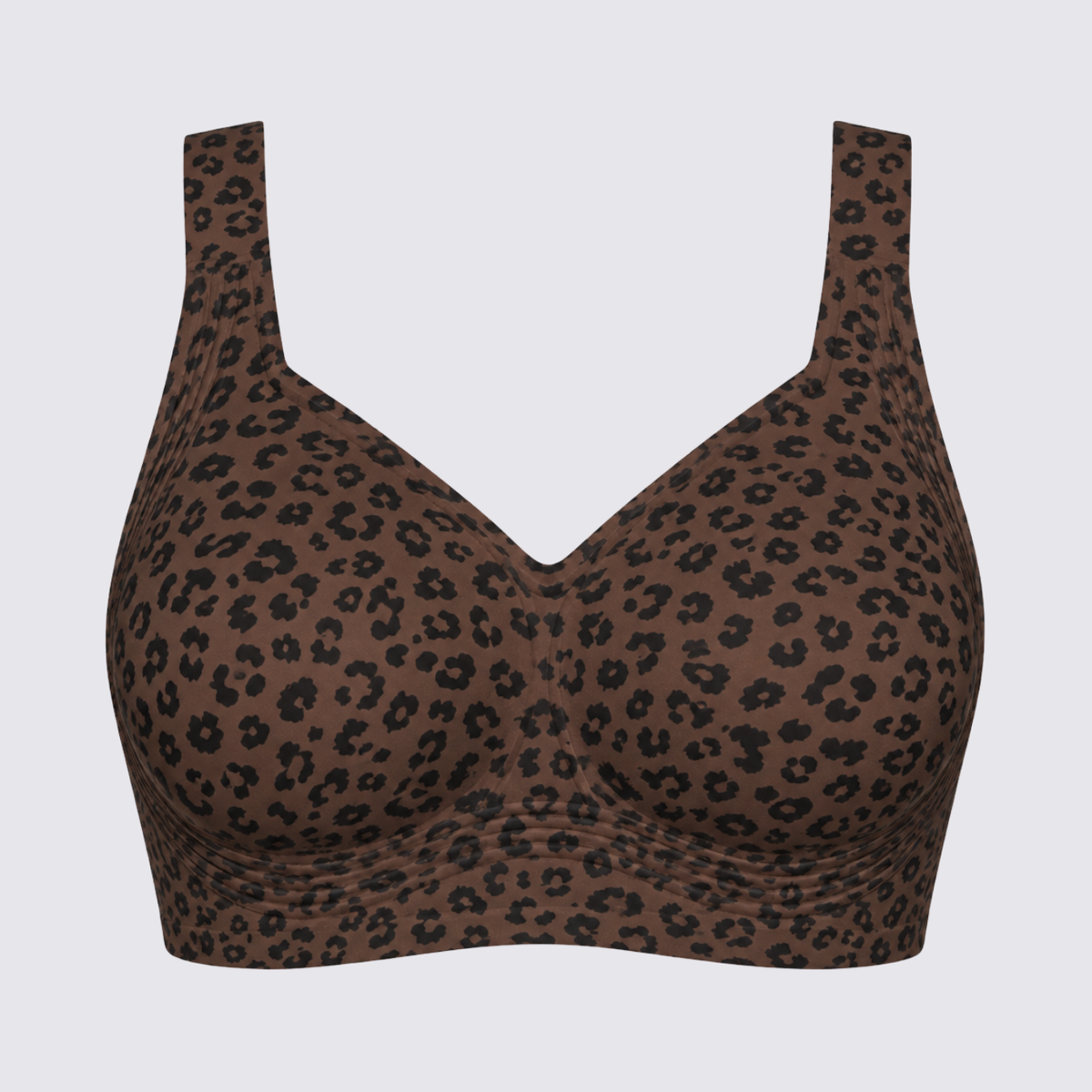 Seamless Support Bra with Adjustable Straps