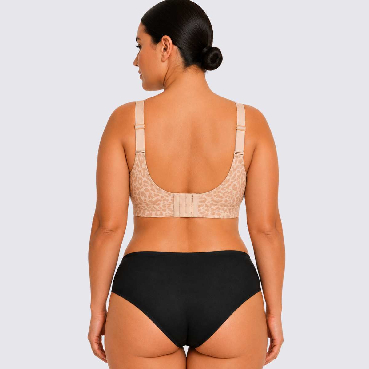 Seamless Support Bra with Adjustable Straps