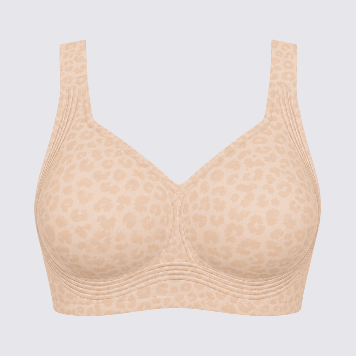 Seamless Support Bra with Adjustable Straps