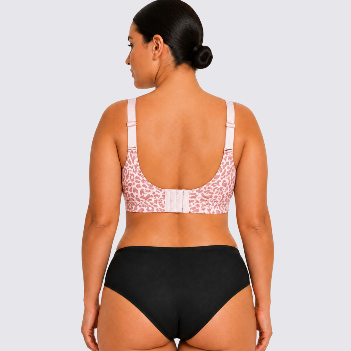Seamless Support Bra with Adjustable Straps