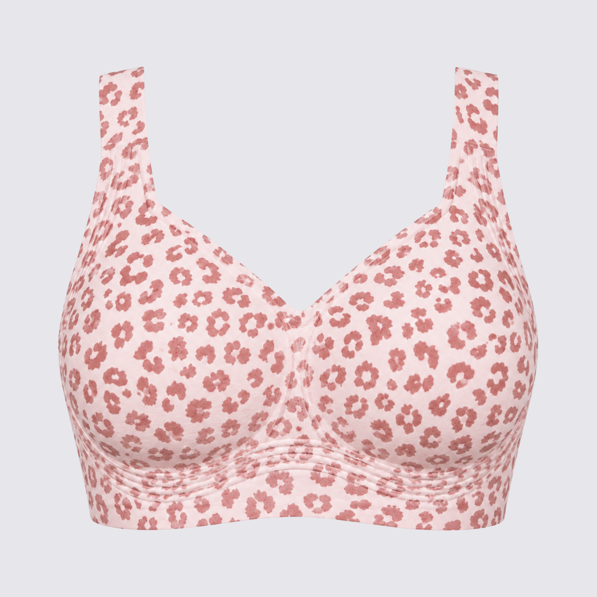 Seamless Support Bra with Adjustable Straps