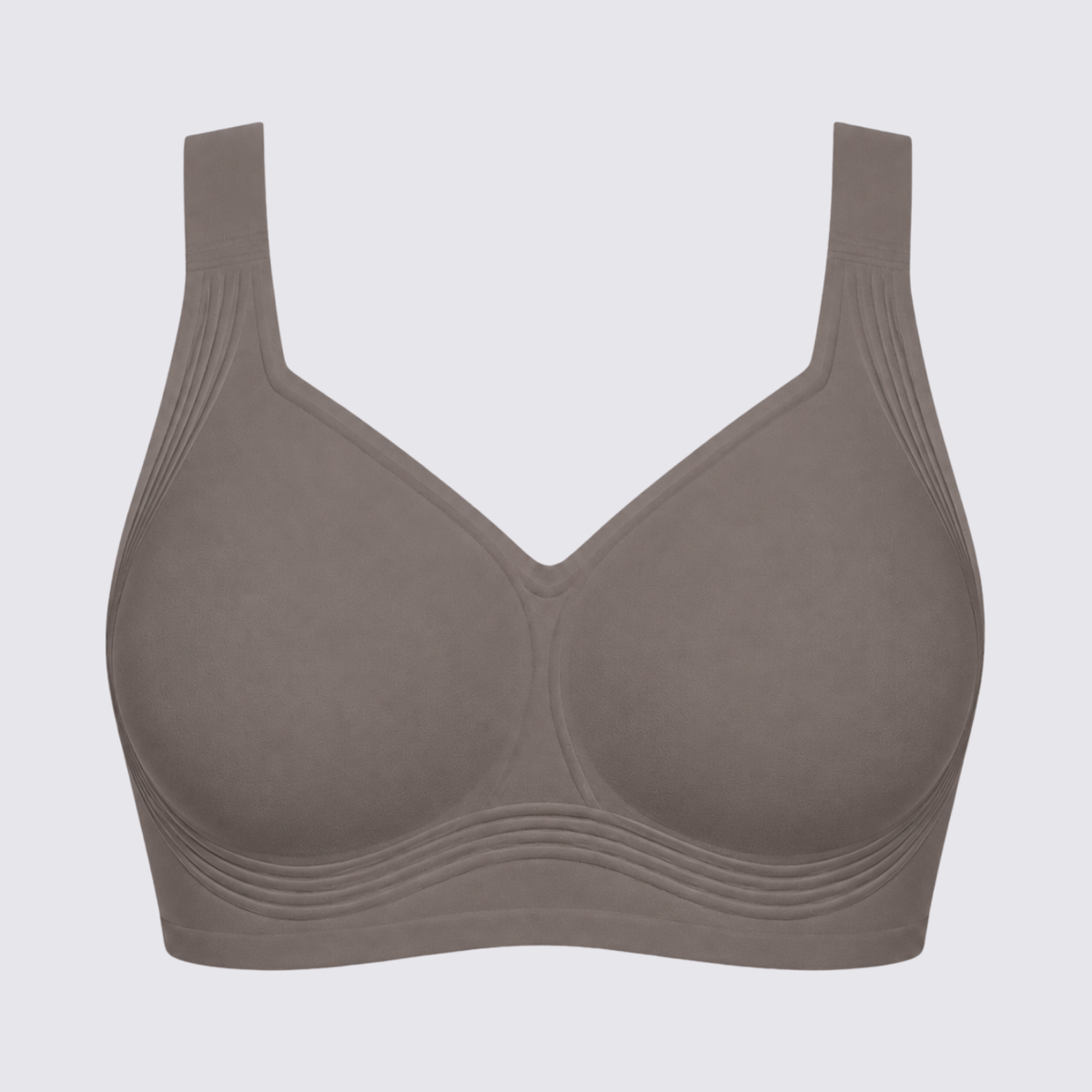 Seamless Support Bra with Adjustable Straps